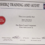 Iman Ally Kola - First Aid Level 3